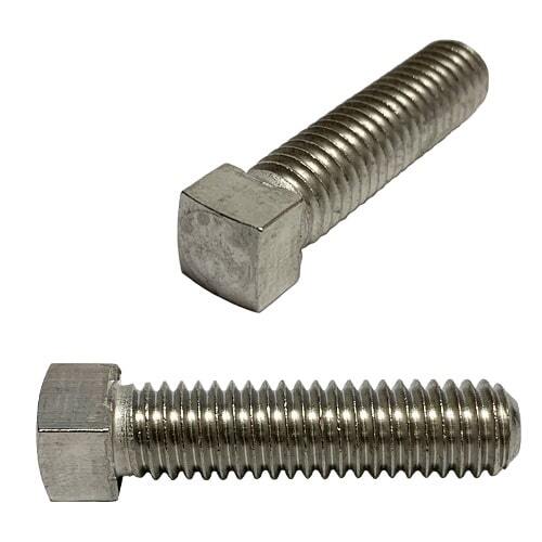 SQSS3834S 3/8"-16 x 3/4" Square Head Set Screw, Cup Point, Coarse, 18-8 Stainless